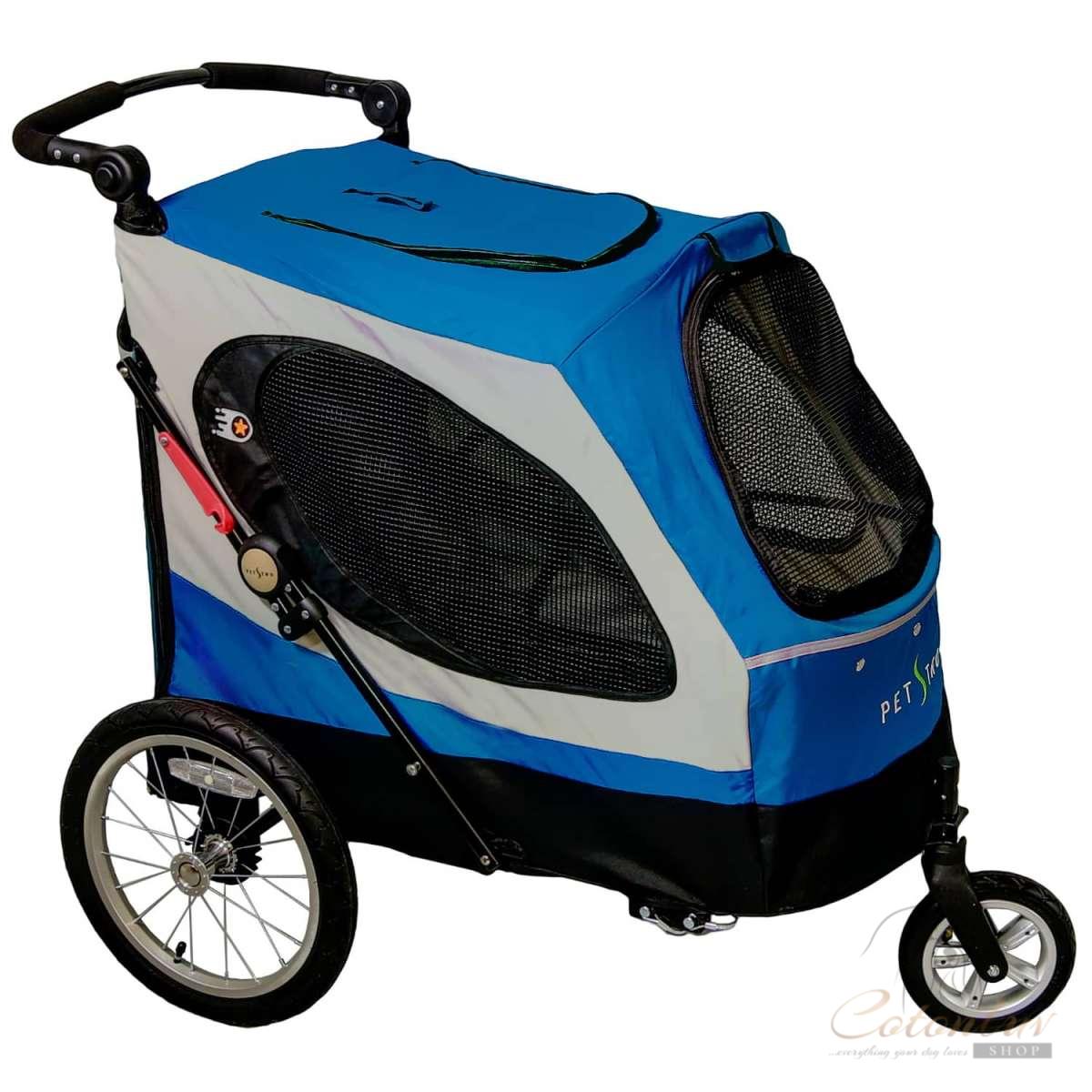 PETSTRO Stroller SKYLINE / Aventura XL 701GXIB Indigo Blau Cotonluv